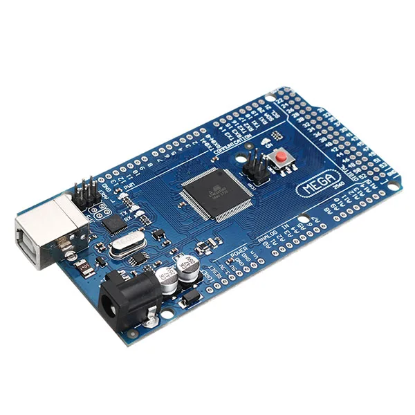 Макетная плата Mega 2560 R3 для Arduino без кабеля USB отпайка штырьковый