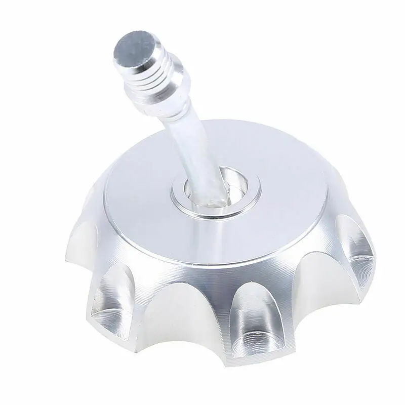 

1pc Off-road Motorcycle Part Gas Fuel Tank Cover Cap Cover Breather Vent With Breathing Pipe