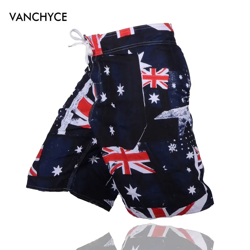 

VANCHYCE Summer B Shorts Men Beach Shorts Men Bermuda Short Quick Dry Silver Boardshorts Board Shorts Brand Swimwear Men