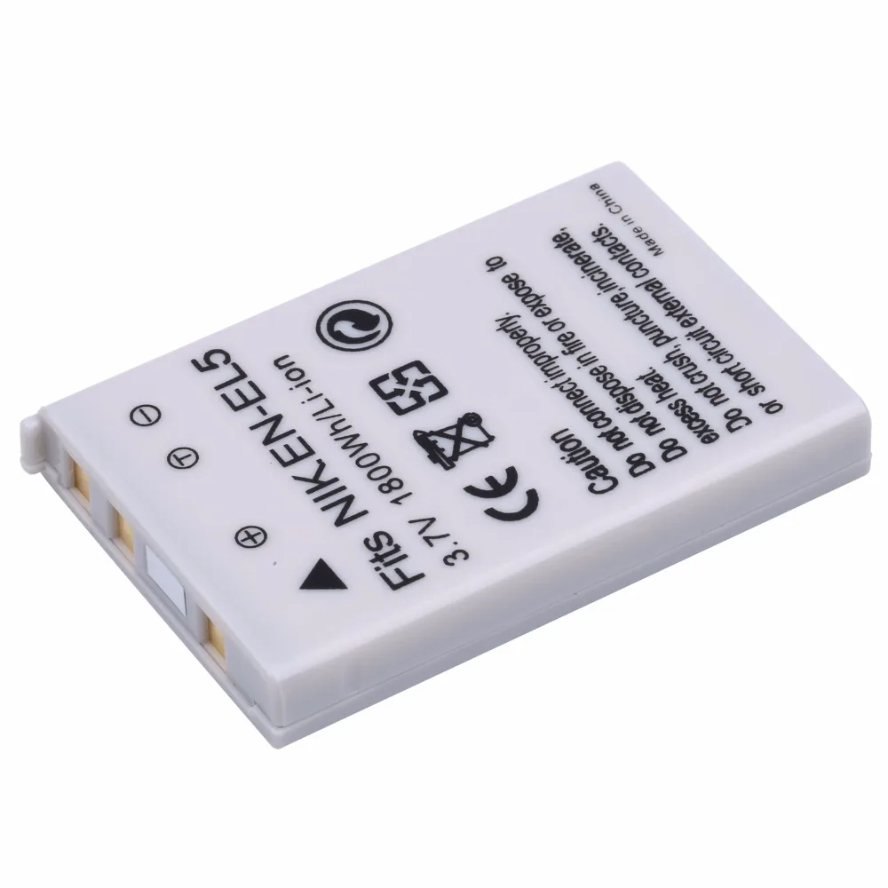 Аккумулятор Probty ENEL5 для камер Nikon Coolpix P4 P80 P90 P100 P500 P510 P520 P530 P5000 P5100 5200 7900 P6000 3700 4200 |