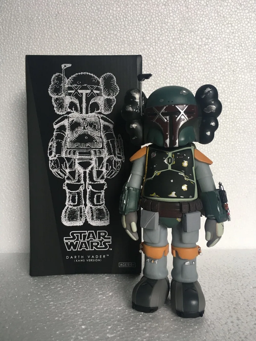 

2017 New Arrival Original MAND KAWS Boba Fett Companio by Star Wars 30th Anniversary companion original fake bf0010