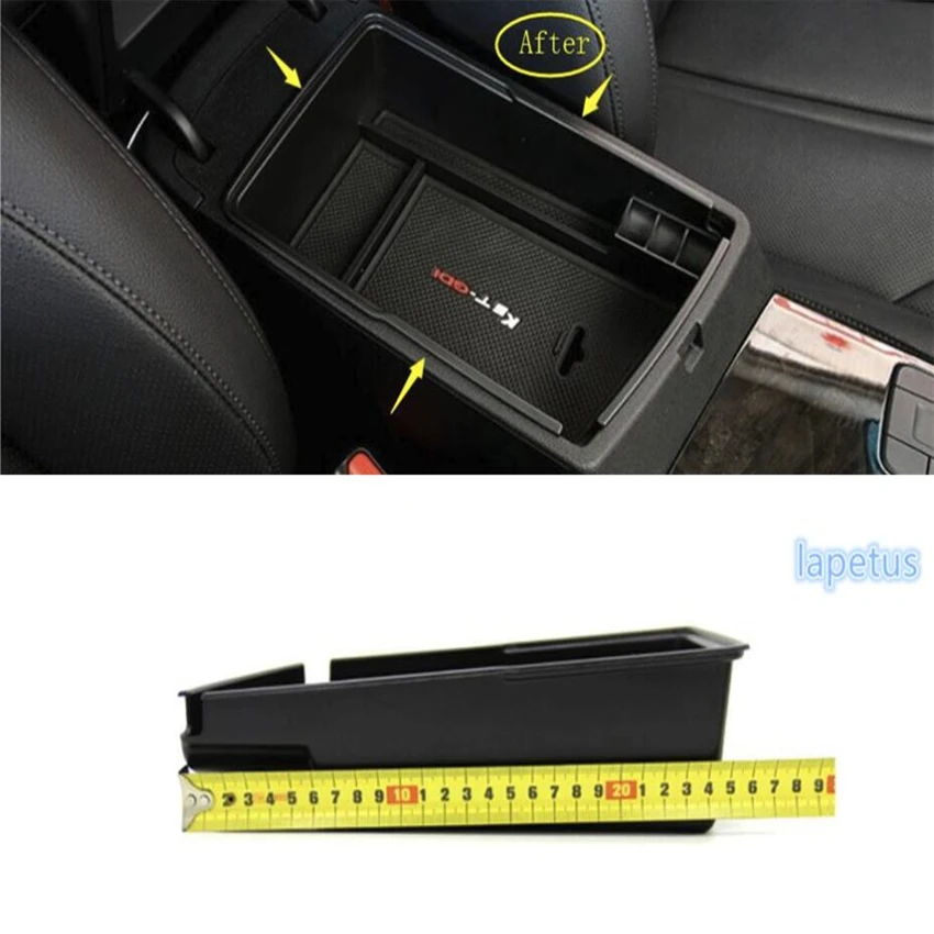 

Lapetus Plastic Middle Storage Pallet Container Box Decoration Frame Cover Trim For KIA Optima K5 Automatic Model 2016 2017 2018