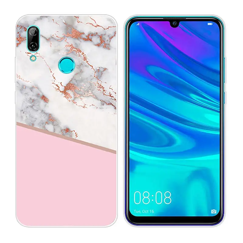 Силиконовый чехол для huawei P Smart, мягкий ТПУ чехол для телефона, 6,21 дюймов, P Smart, прозрачный чехол, PSmart, оболочка - Цвет: 18