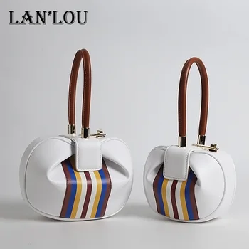 Сумка LANLOU Женская, из натуральной кожи, 2018