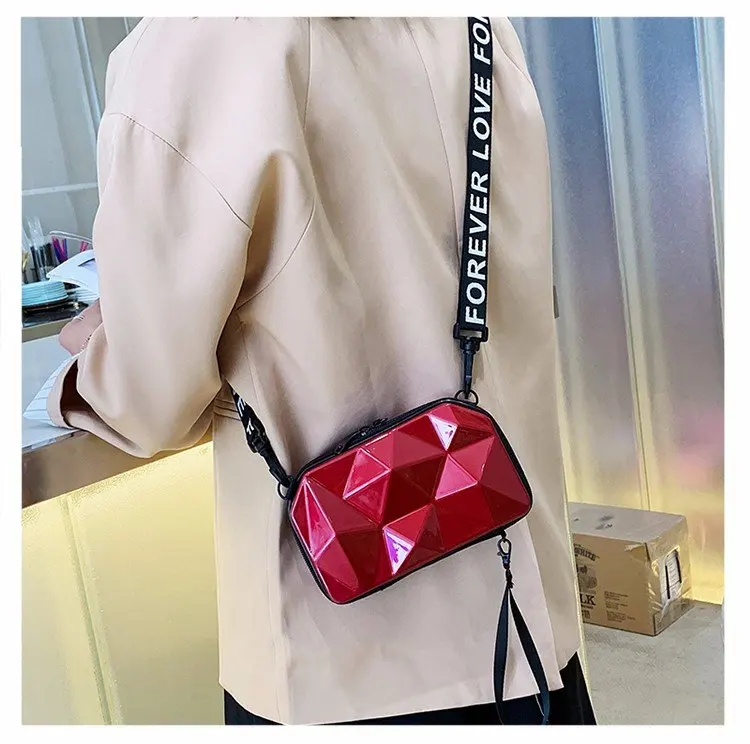Модная простая сумка женская дизайнерская сумка высококачественная искусственная кожа новая яркая кожаная сумка через плечо qq372