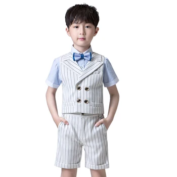 

Flower Boys Formal Wedding Suit Baby boys school uniform Clothing Set Kids Ceremony Dance Costume Teenagers School tuxedos Dress