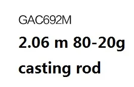 CRONY LUE удочка, удочка для рыбалки galaxy gas/gac 2,16-2,43, удочка для литья и спиннинга, удочка для приманки - Цвет: Белый