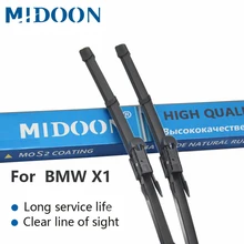 Midoon стеклоочистителей для BMW X1 E84 F48 Fit Pinch Tab оружия/кнопка оружия 2009 2010 2011 2012 2013