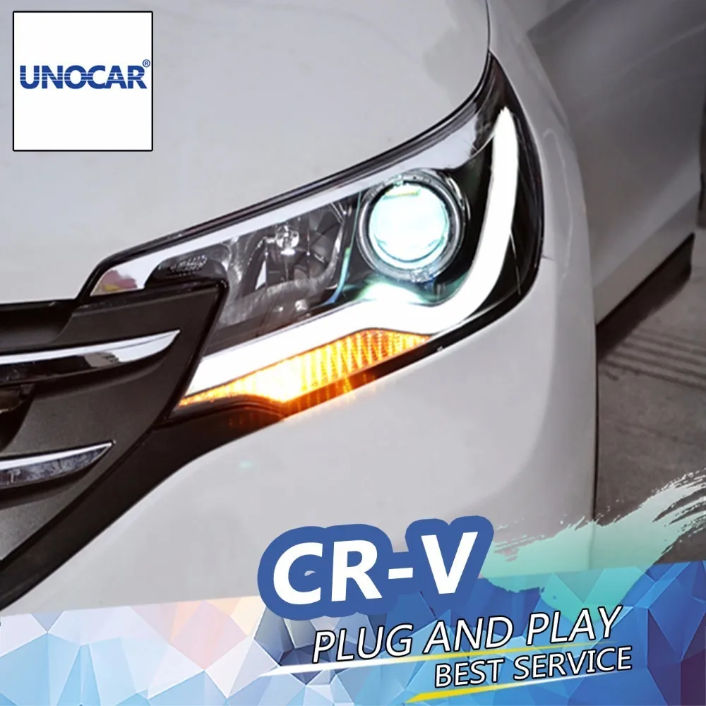 unocar headlight for honda cr v crv headlights 2012 2014 2014 crv light
