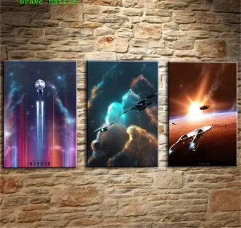 

Millennium Falcon Star Wars 3 Pieces Canvas Painting Print Living Room Home Decor Modern Wall Art Oil Painting Poster