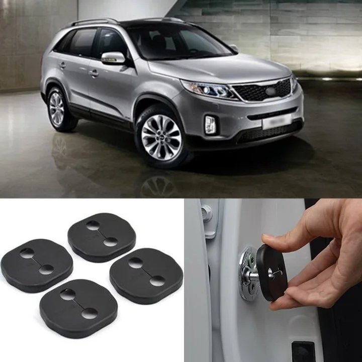 Для KIA K3 K5 Sorento Forte 4 шт. крышка дверного замка декоративная крышка автомобильные чехлы Защита от пробки для двери автомобильный Стайлинг