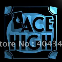 LB913-ACE высокое покер-рум светодиодный знак неонового света