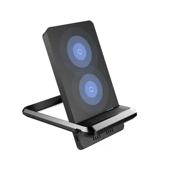 

Wireless Charging Mobile Power 5000 Mah Ultra-Thin With Bracket Horizontal And Vertical Double Coil Mobile Wireless Charging