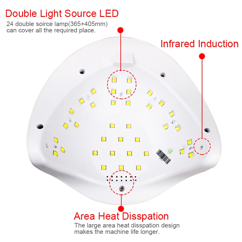 LadyMisty SUN X 54 Вт Сушилка для ногтей с ЖК-дисплеем 36 светодиодный s сушилка лампа УФ-светодиодный светильник для отверждения гель-лака автоматическое распознавание ногтей Маникюрный Инструмент