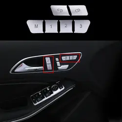 6x сиденье регулировки памяти Кнопка Крышка Накладка для Mercedes-Benz A класс 13-16 & B класс 12-16 & CLA класс 13-16 & GLA класс 14-16
