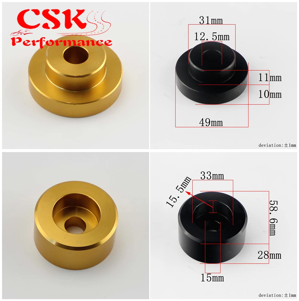 Дрифтинг Гонки Твердые дифференциальные крепления втулки S14 S15 95-98 Skyline R33 R34 черный/G