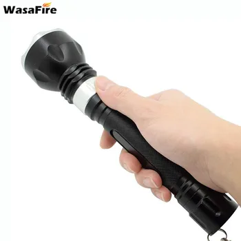 

WasaFire New Diving Flashlight Waterproof XM-L 1600LM LED Diving Flashlight Underwater Lamp for Underwater Hunting Self-defense