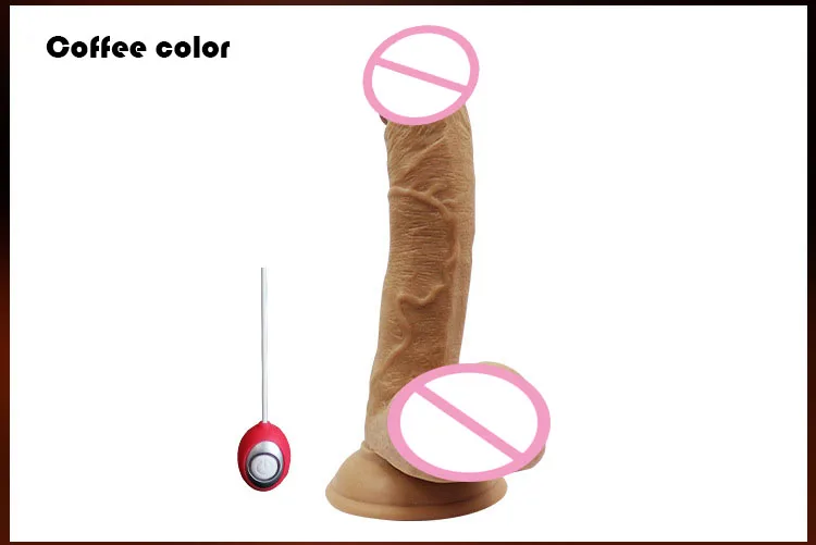 Realistic dildo vibrator suction cup dildo swing vibration female Masturbation clitoris vibrator wand massager sex toy for women