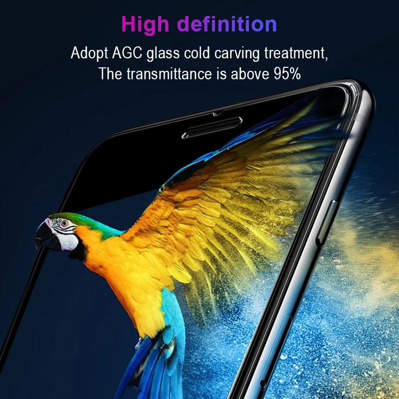 2 шт./лот плёнка из закалённого стекла для iPhone 11 Pro XR X XS MAX 8 7 6 6s Plus 5 5s SE 2020 жесткий 2.5D