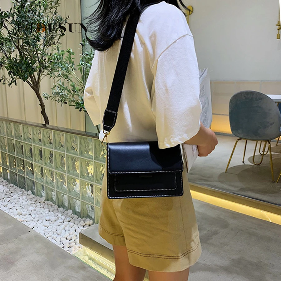Элегантная женская сумка на застежке, маленькая квадратная сумка, модная качественная дизайнерская женская сумка из искусственной кожи, Повседневная сумка через плечо