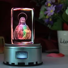 Христианские украшения для дома, украшение Иисуса, Кристальные резные подарки, миссия, ремесла, канун Рождества, рождественские христианские статуи