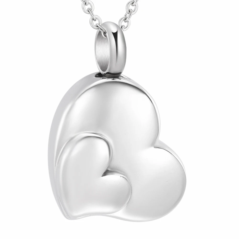 IJD5777 High Quality Heart Cremation Pendant Memorial Necklace Ashes