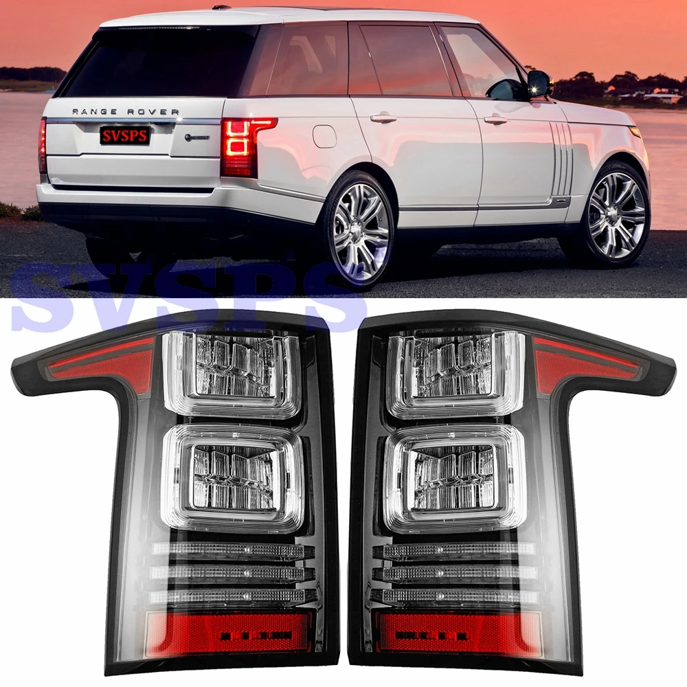 Tuning parts white color Car tail lights for Range Rover land rover2013