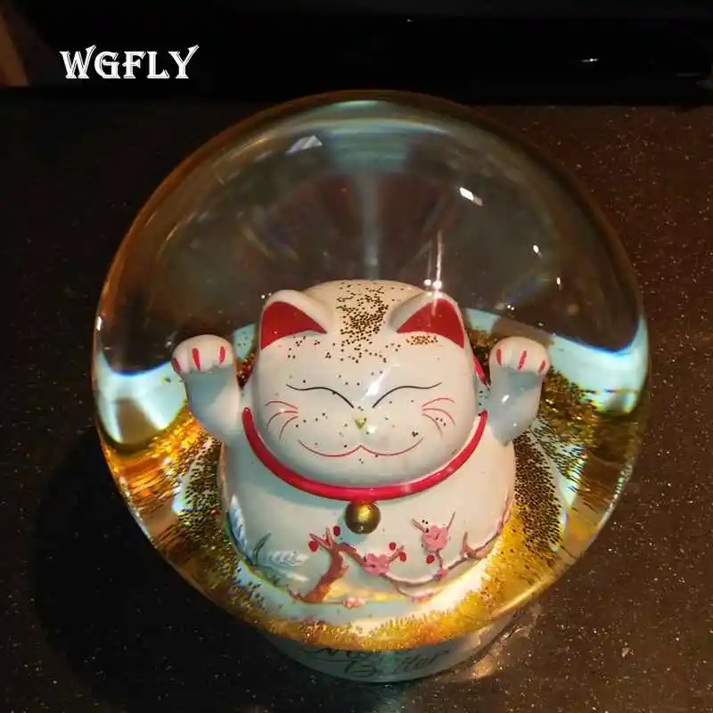 

Requisite for getting rich Lucky Cat, WGFLY wish the money and lucky for you from god in the sky, Home Bar car lucky decoration