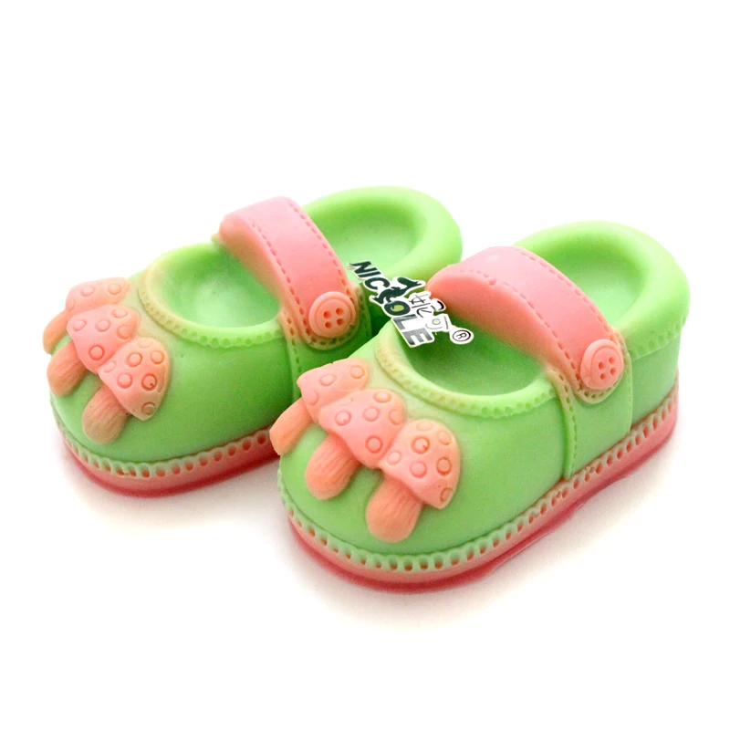 

Cute Baby Shoes Shapes Silicone Soap Mold