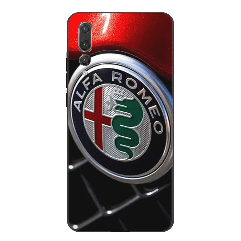 Desxz Cell Phone Case Silicone Alfa Romeo Logo For Huawei P Smart P8 P9 P10 P30 P20 Lite Pro Mini Cover - Цвет: B6