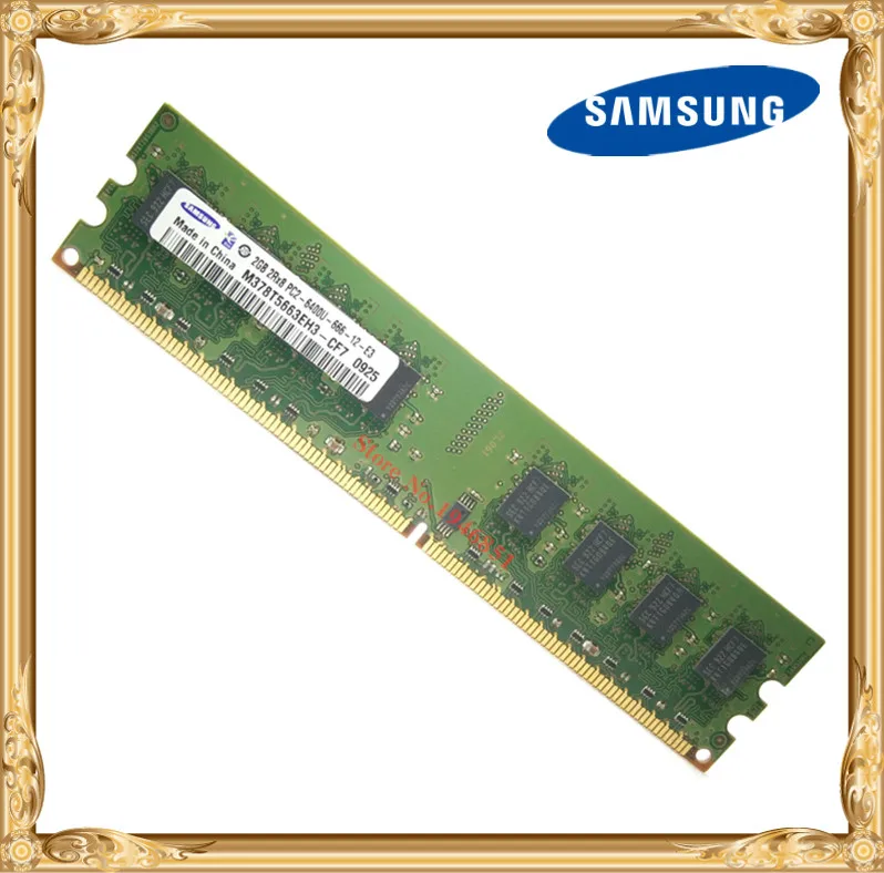 Samsung настольная память 2 ГБ 800 МГц PC2 6400U DDR2 PC RAM 6400 2G 240 pin Бесплатная доставка| |