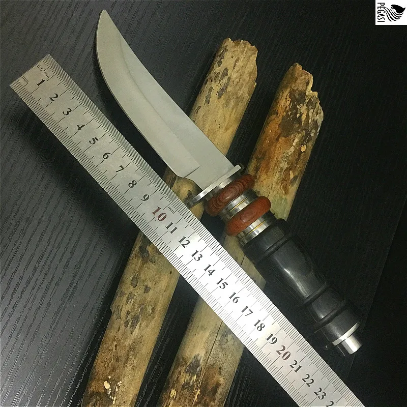 FD28 8Cr13mov лезвие 58HRC цветной деревянной ручкой охотничий нож с фиксированным лезвием инструмент для кемпинга для выживания тактические ножи