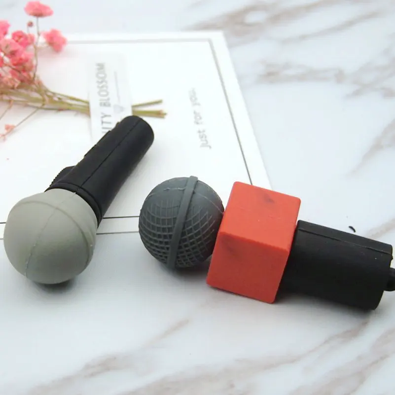 

Microphone USB flash drive Cute PenDrive U disk Memory Stick 32GB 64GB Pen Driver free shipping usb flashdrive 128mb usb flash