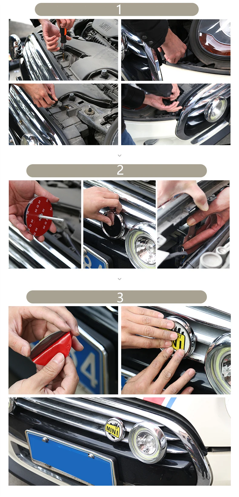 Решетка переднего бампера металлическая 3D эмблема значок наклейка для MINI COOPER F54 F55 F56 F57 F60 R55 R60 clubman аксессуары для стайлинга автомобилей