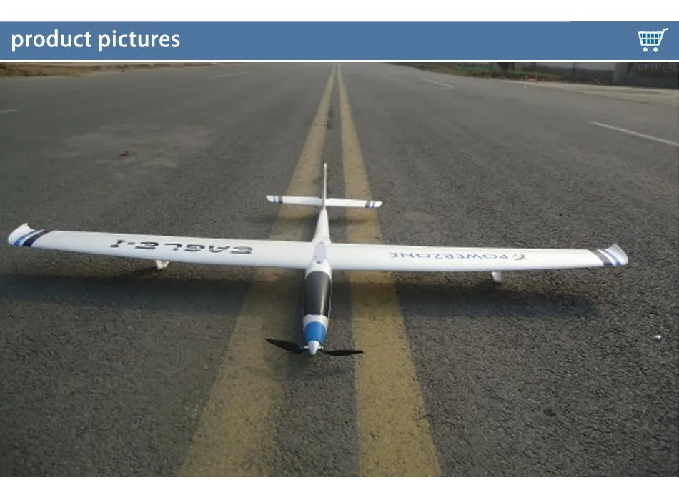 RC 383 glider radios control airplane with motor ESC servo PNP Set for