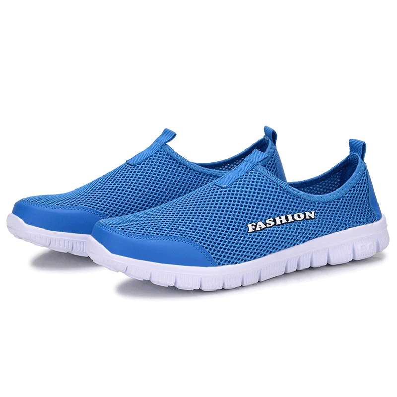 

Women Casual Shoes Men Casual Shoes 2017 New Arrival Men's Air Mesh Fashion Shoes Slip-on Solid Plus Size 35-41 Shoes