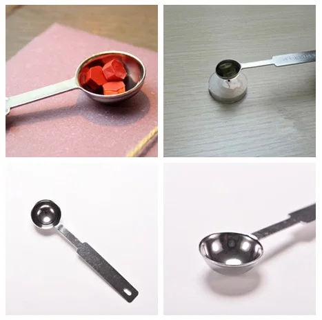 1 Pcs Stainless Steel Spoon For Wax Seal Stamping Crafts Wax Stamp Sealing Wax Spoon 2.5ML New Arrival