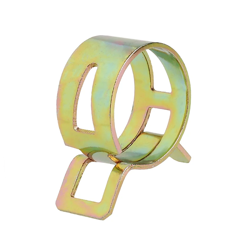 10Pcs 18mm Spring Clip Fuel Line Hose Water Pipe Air Tube Clamps