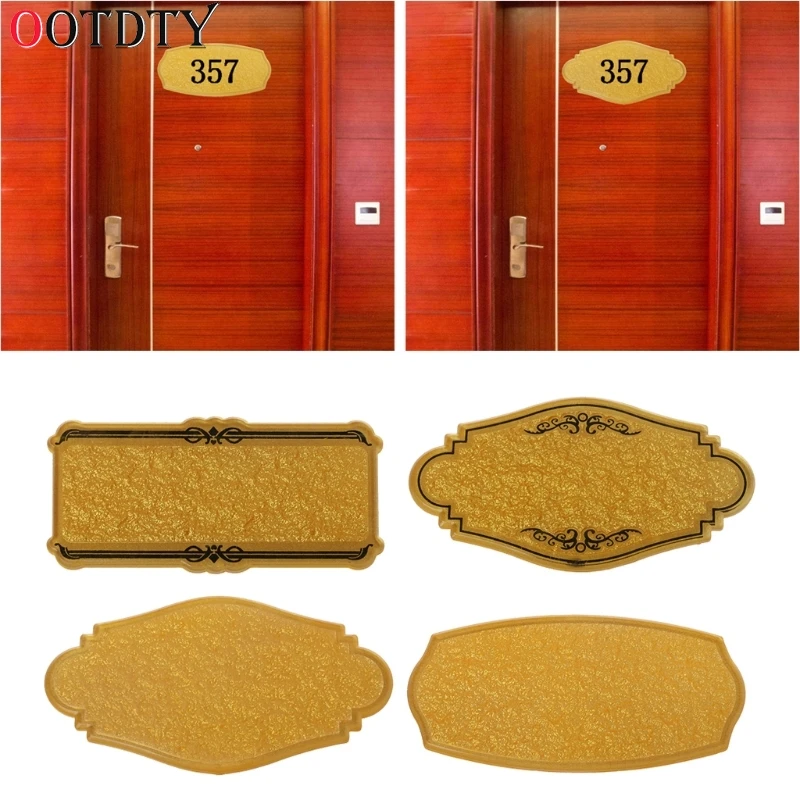 OOTDTY самоклеющиеся 3-4 номера индивидуальные двери отеля таблички Номера DIY