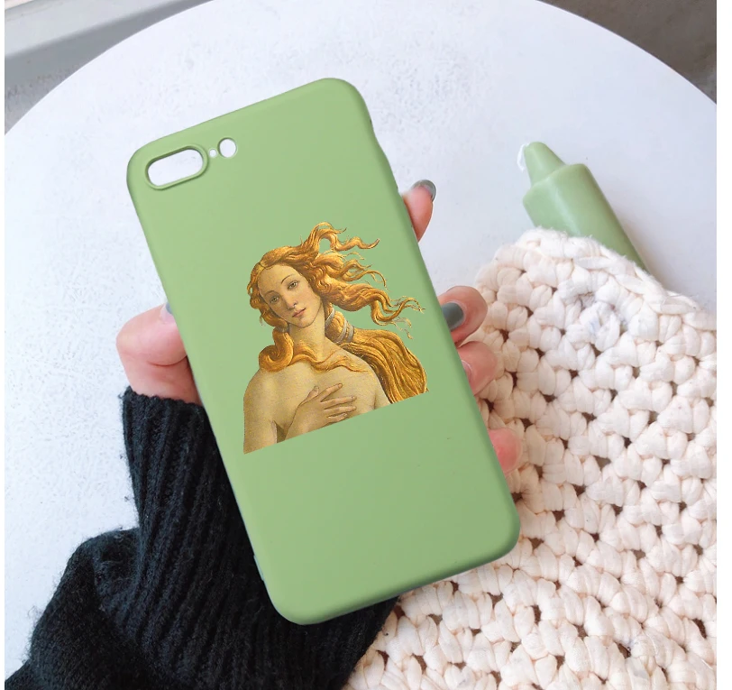 Чехол из ТПУ Sandro Botticelli LaPrimavera Модный чехол ярких цветов для iphone 7 X XS XR 11 11Pro 11ProMax