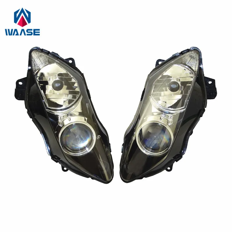 Waase YZF R1 07 08 передняя фара головной свет лампы в сборе для Yamaha 2007 2008|Накладки и