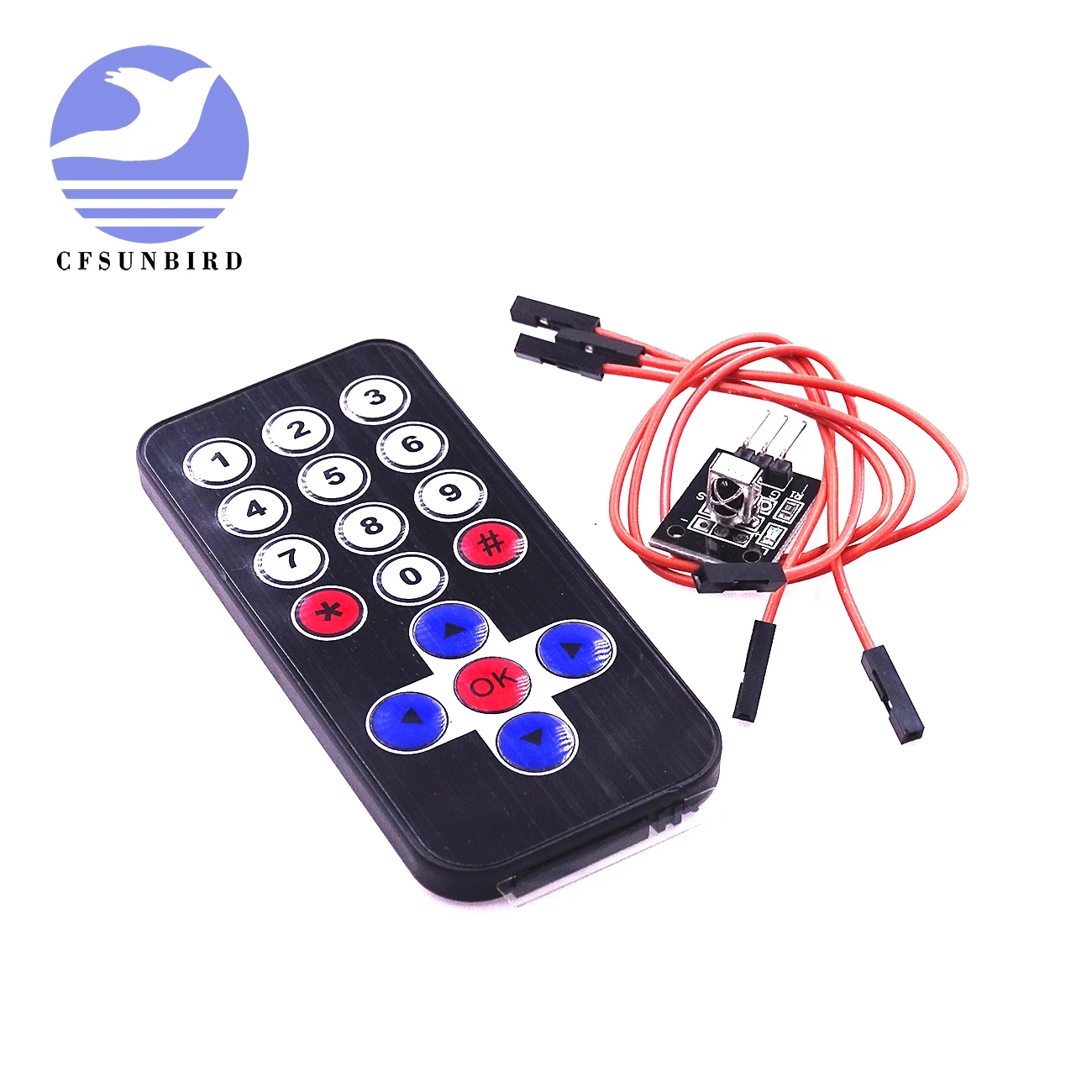 

10sets CFsunbird Hot Selling New Infrared IR Wireless Remote Control Module Kits For Arduino Wholesale