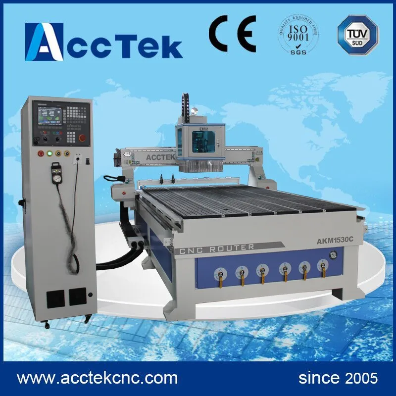 ACCTEK Новый продукт! Линейный счетчик ЧПУ маршрутизатор s AKM1325C atc, Деревообработка ЧПУ маршрутизатор AKM1530C с Шпиндельный двигатель hsd