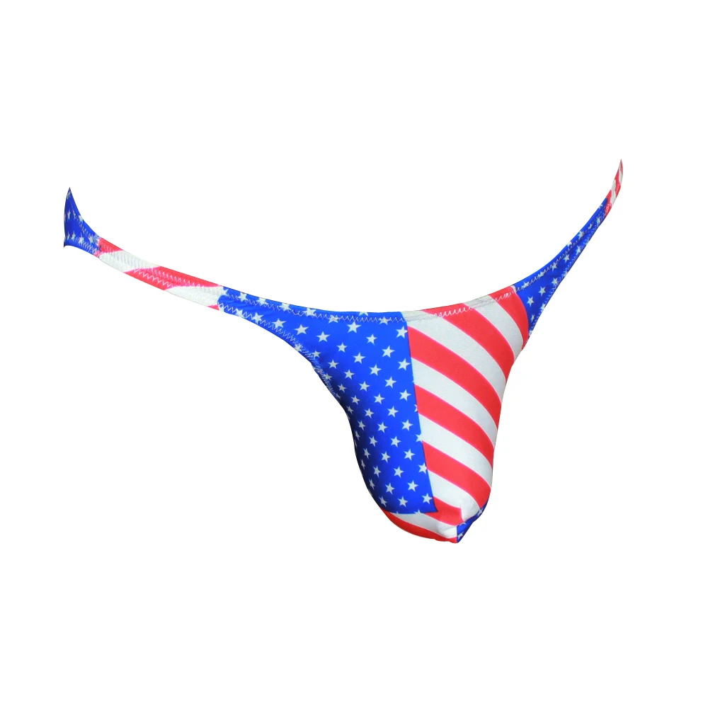 Мужские трусы бикини с принтом в виде американского флага|mens bikini briefs|bikini briefsmen |