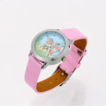 

Hot Fashion 3D Cartoon Watch Kids Children Wrist Watches Girl Leather Strap Students Quartz Watch Clock Cute Montre Enfant gifts