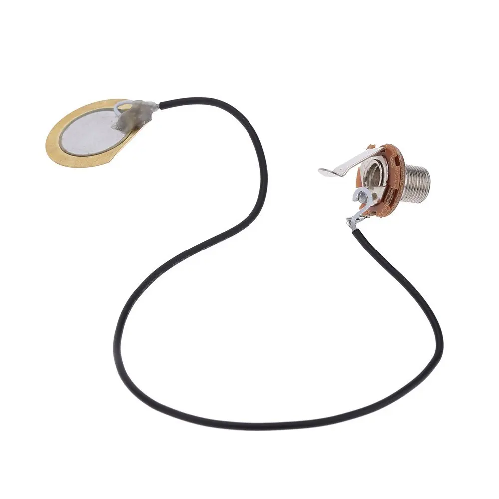 

5 PCS of (Acoustic Guitar Transducer Pre-Wired Amplifier Piezo Jack Pickup Accessory)