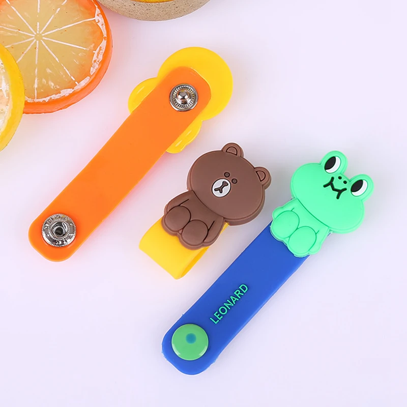 Cartoon Brown Bear Silica Gel Cable Winder Earphone Protector USB Unisex Phone Holder Accessory Organizers Travel Accessories Cartoon Brown Bear Silica Gel Cable Winder Earphone Protector USB Unisex Phone Holder Accessory Organizers Travel Accessories