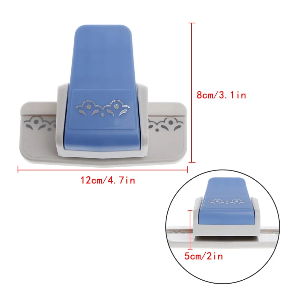 

1 PC New fancy border punch S flower design embossing Punch scrapbooking handmade edge device DIY paper cutter craft Handmade