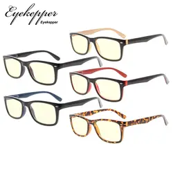 CG075-5pcs-mix Eyekepper 5-pack компьютерные очки, УФ-защита, антибликовые, антибликовые компьютерные очки