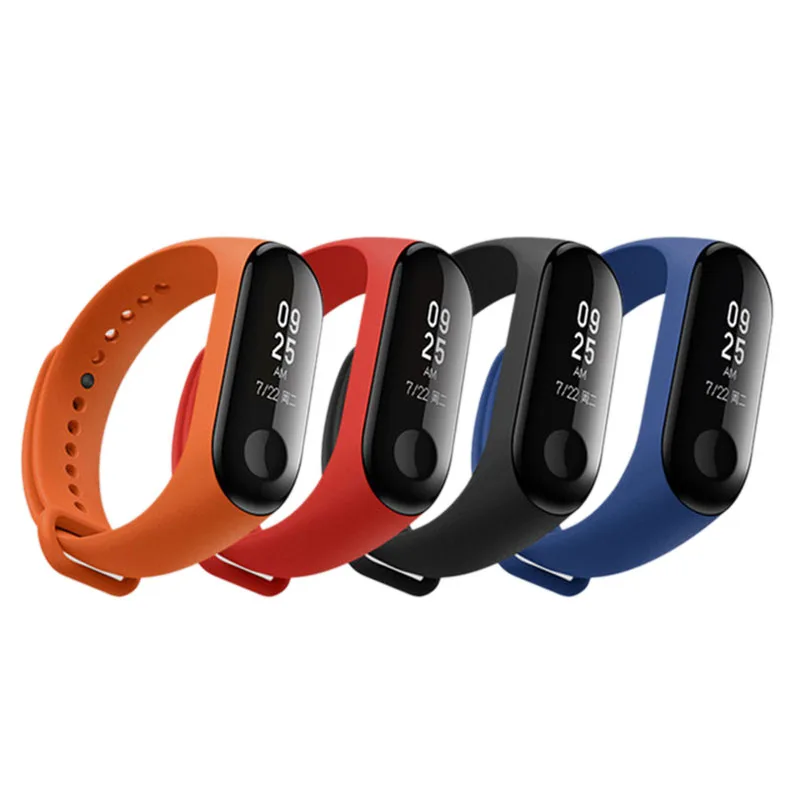 

For Mi Band 3 Strap Colorful Silicone Wrist Strap For Mi Band 3 Bracelets Wristband Miband 3 Replacement Smart Accessories